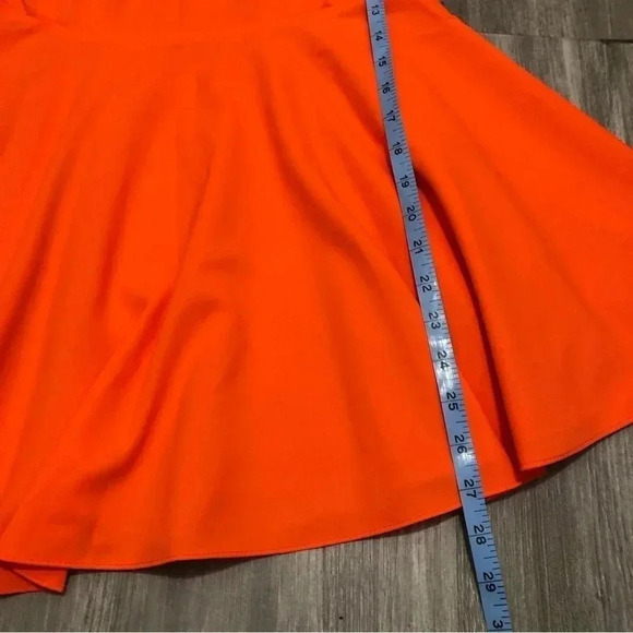 Blaque Label Mini Coral Orange Dress Size M NWT Fit And Flare Cocktail Party - Picture 4 of 8